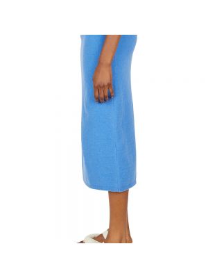 Falda midi de lana Nanushka azul