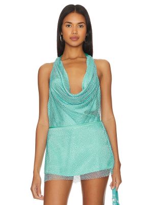 Top in mesh Amanda Uprichard blu