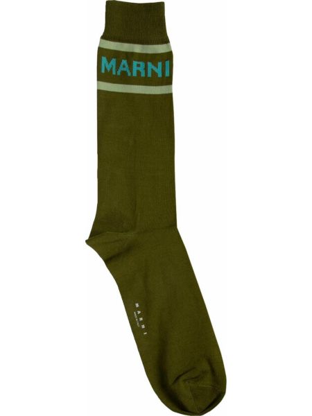 Носки Marni зеленые