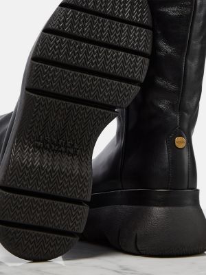 Iš natūralios odos guminiai batai Isabel Marant juoda