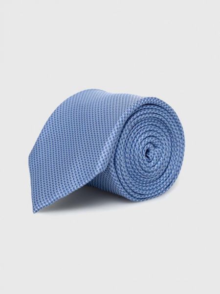 Копринена вратовръзка Michael Kors синьо