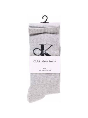 Melanžové ponožky Calvin Klein Jeans šedé