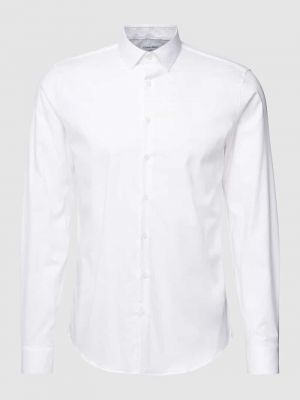 Koszula w jednolitym kolorze Calvin Klein biała