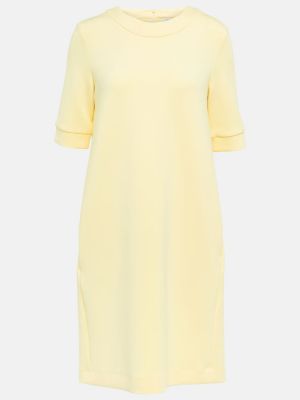 Φόρεμα από ζέρσεϋ Max Mara κίτρινο