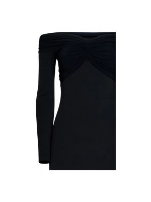 Mini vestido ajustado Burberry negro