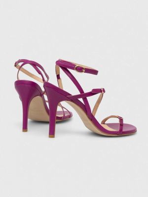 Kožené sandály Alohas fialové