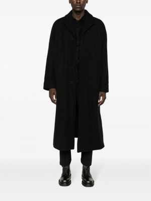 Manteau en laine Dries Van Noten noir