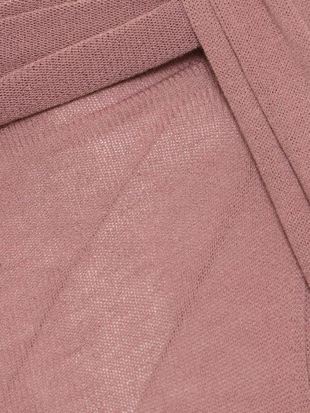 Top sin mangas de tela jersey Rick Owens rosa
