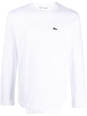 Koszulka asymetryczna Comme Des Garcons Shirt biała