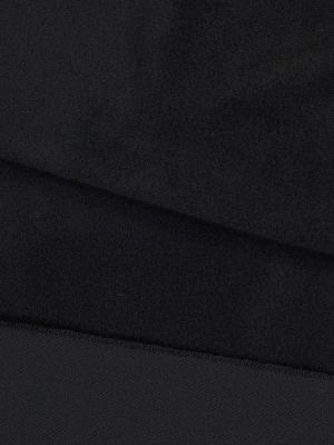 Pletený vlnený šál Acne Studios čierna