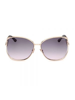 Okulary przeciwsłoneczne gradientowe z różowego złota Tom Ford