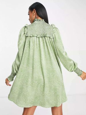 Платье мини Glamorous Petite зеленое