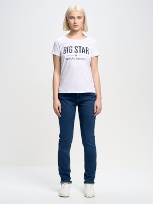 Majica z zvezdico Big Star bela