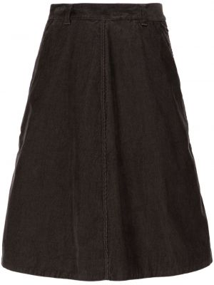 Menčestrová sukňa Margaret Howell sivá