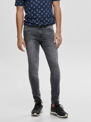 Vaqueros skinny slim fit Only & Sons gris