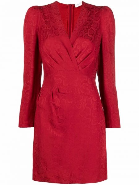 Mini vestido con escote v Sandro Paris rojo