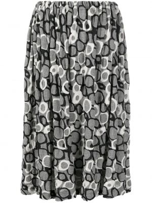 Midi sukňa s abstraktným vzorom Y's