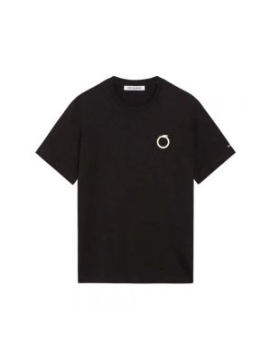 Hemd aus baumwoll mit print Trussardi schwarz