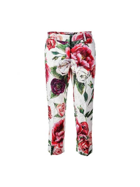 Spodnie w kwiatki Dolce And Gabbana