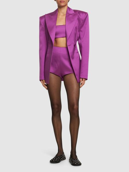 Pantalones cortos de cintura alta The Andamane violeta