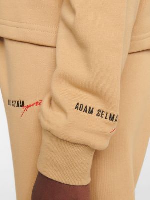Bluza bawełniana Adam Selman Sport beżowa