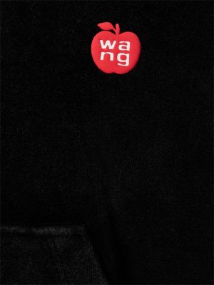 Sudadera con capucha de algodón Alexander Wang negro