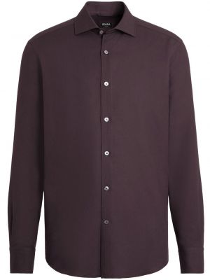 Skjorta Zegna lila