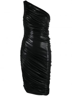 Коктейлна рокля Norma Kamali черно