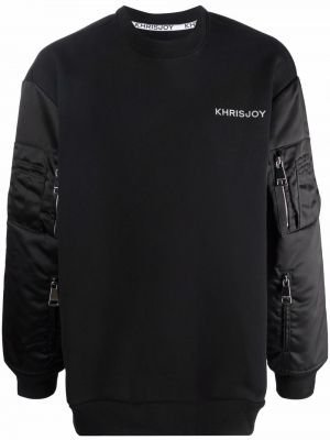 Trykt sweatshirt Khrisjoy svart