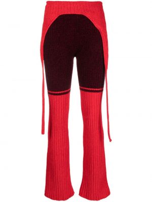 Pletene hlače Ottolinger rdeča