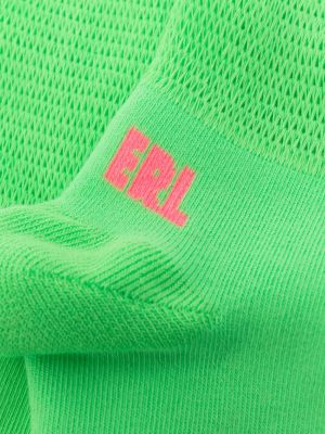 Socken mit print Erl grün