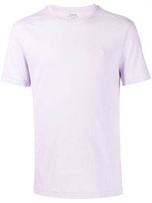 Hímzett pólóing Polo Ralph Lauren lila