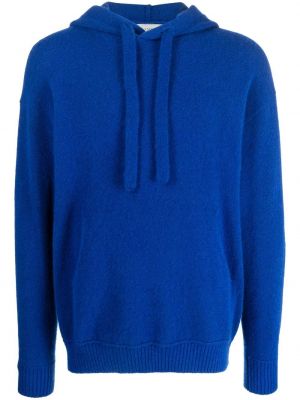 Strick hoodie Laneus blau