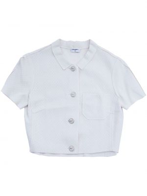 Svilena srajca Chanel Pre-owned bela