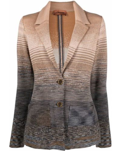 Strikket lang blazer Missoni