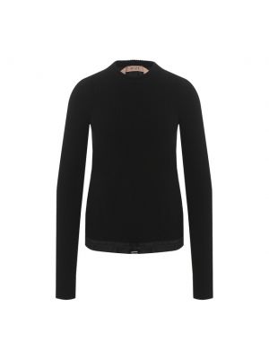 Шерстяной пуловер N21, черный