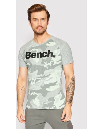 Priliehavé tričko Bench sivá