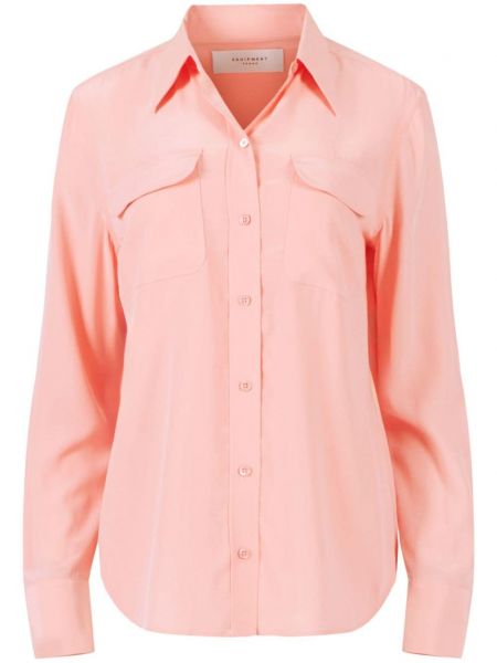 Camicia slim fit Equipment rosa