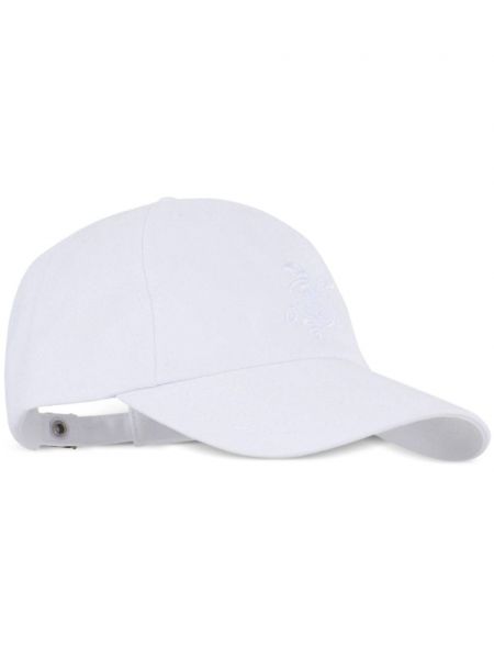 Casquette brodé en coton Vilebrequin blanc