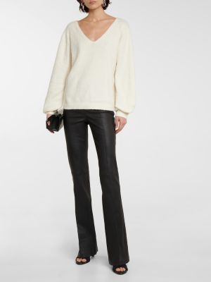 Sweter bawełniany Helmut Lang biały