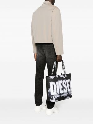 Shopper handtasche mit print Diesel