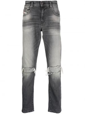 Slim fit skinny fit-jeans Diesel svart