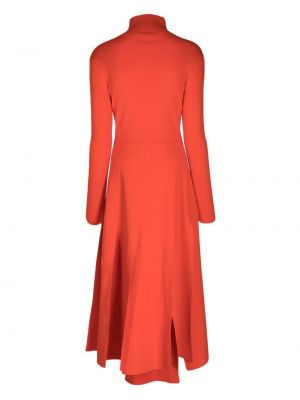 Sukienka midi asymetryczna A.w.a.k.e. Mode czerwona