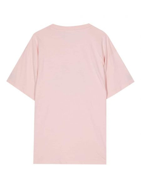 T-shirt aus baumwoll Maison Kitsuné pink