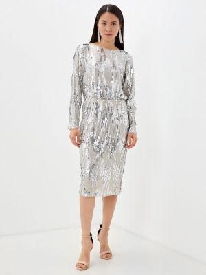 Вечернее платье Vera Moni серебряное
