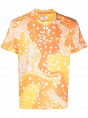Camiseta con estampado con estampado abstracto Erl amarillo
