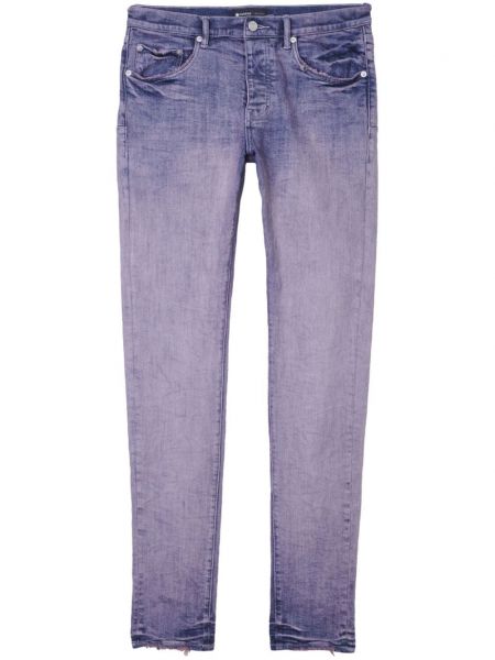 Skinny fit džinsai žemu liemeniu Purple Brand