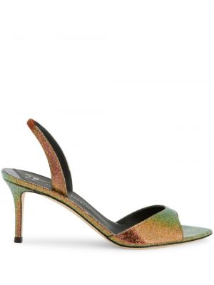 Slingback sandale Giuseppe Zanotti grün
