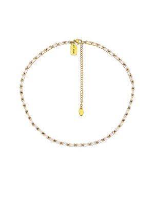 Collier de cristal Petit Moments blanc