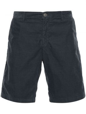 Bermuda kratke hlače iz rebrastega žameta Massimo Alba modra